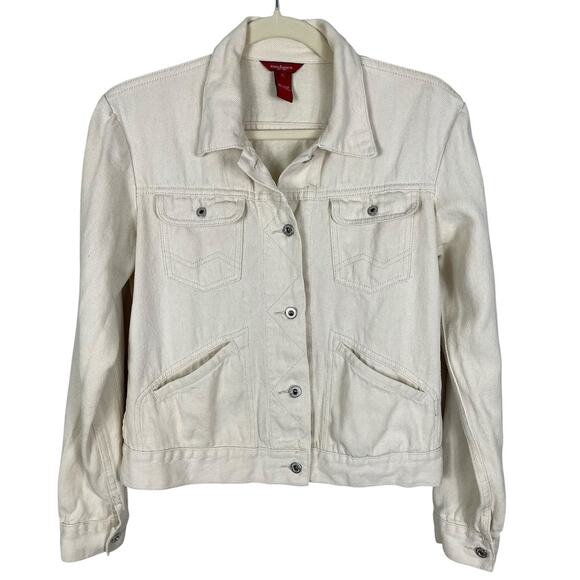 Sundance Jackets & Blazers - Sundance Hemp Button Front Jacket Trucker Western Boho Cream Women's Size Small